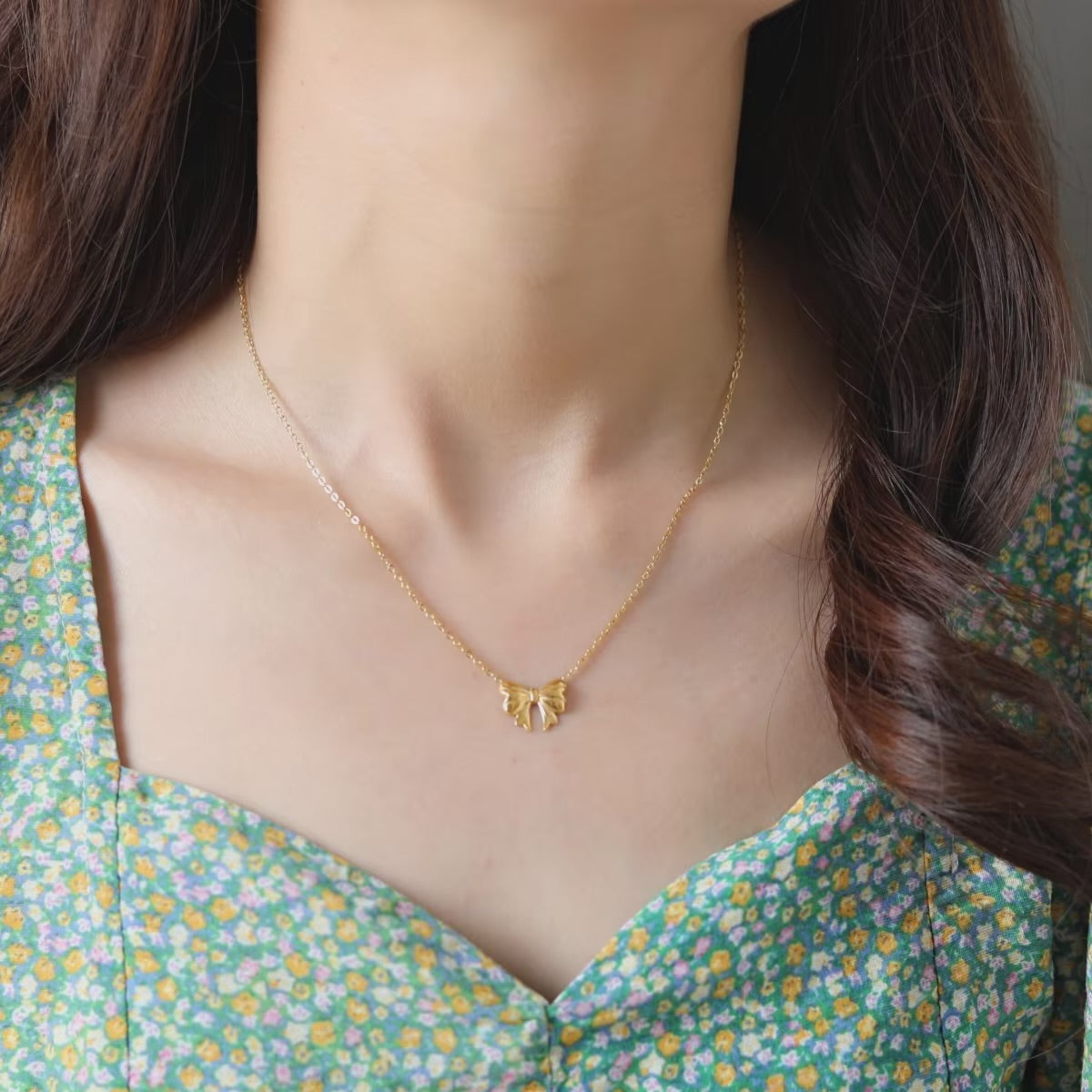 Betty Bow Necklace
