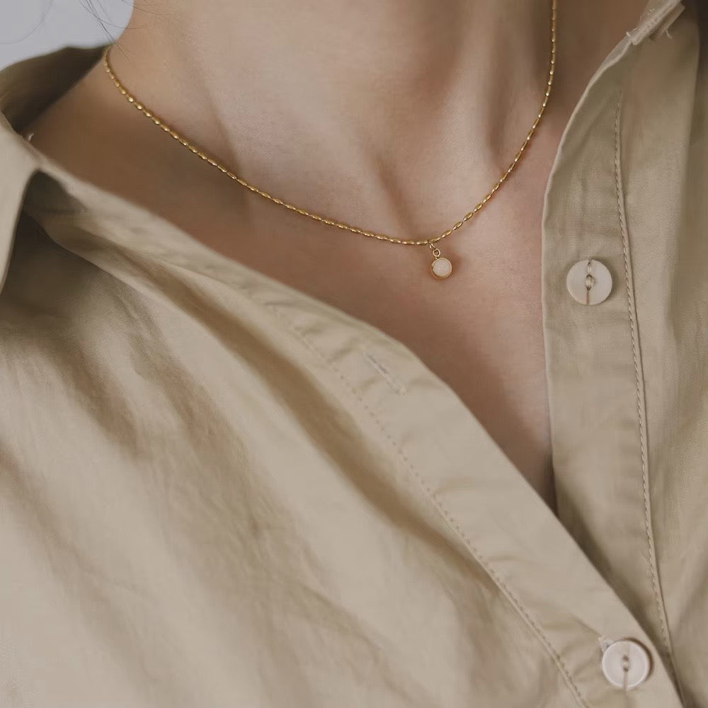 Ginger Stone Necklace