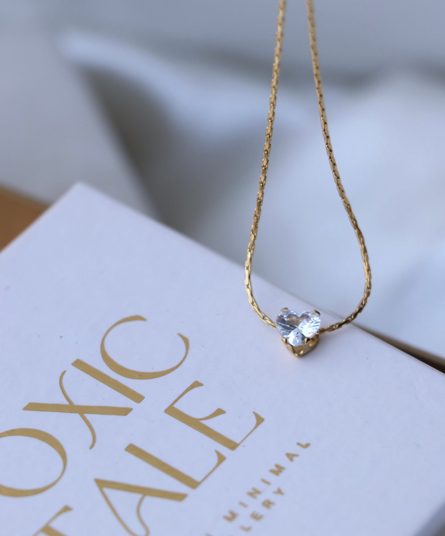 Ariel Heart Diamond Necklace