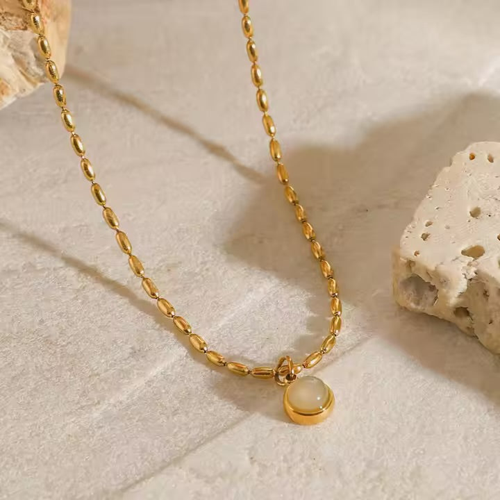 Ginger Stone Necklace