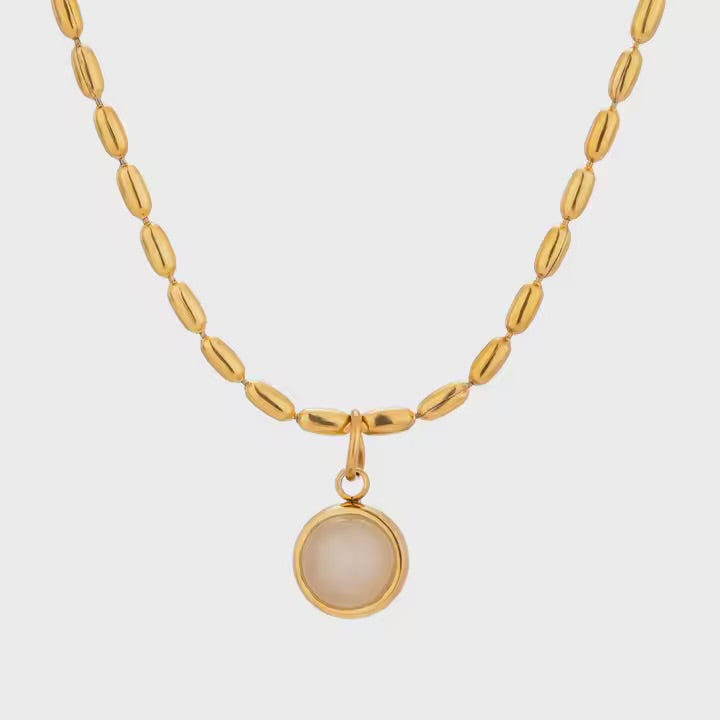 Ginger Stone Necklace