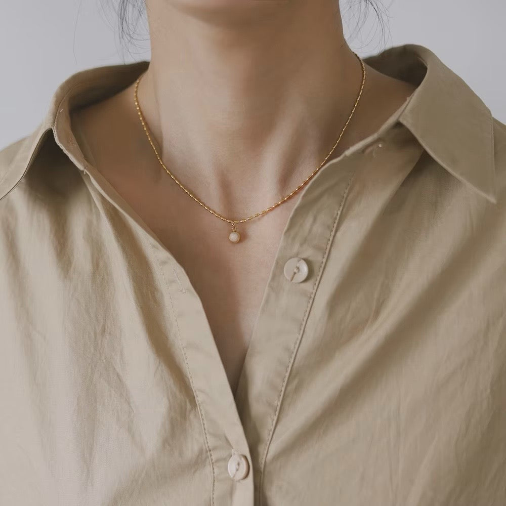 Ginger Stone Necklace