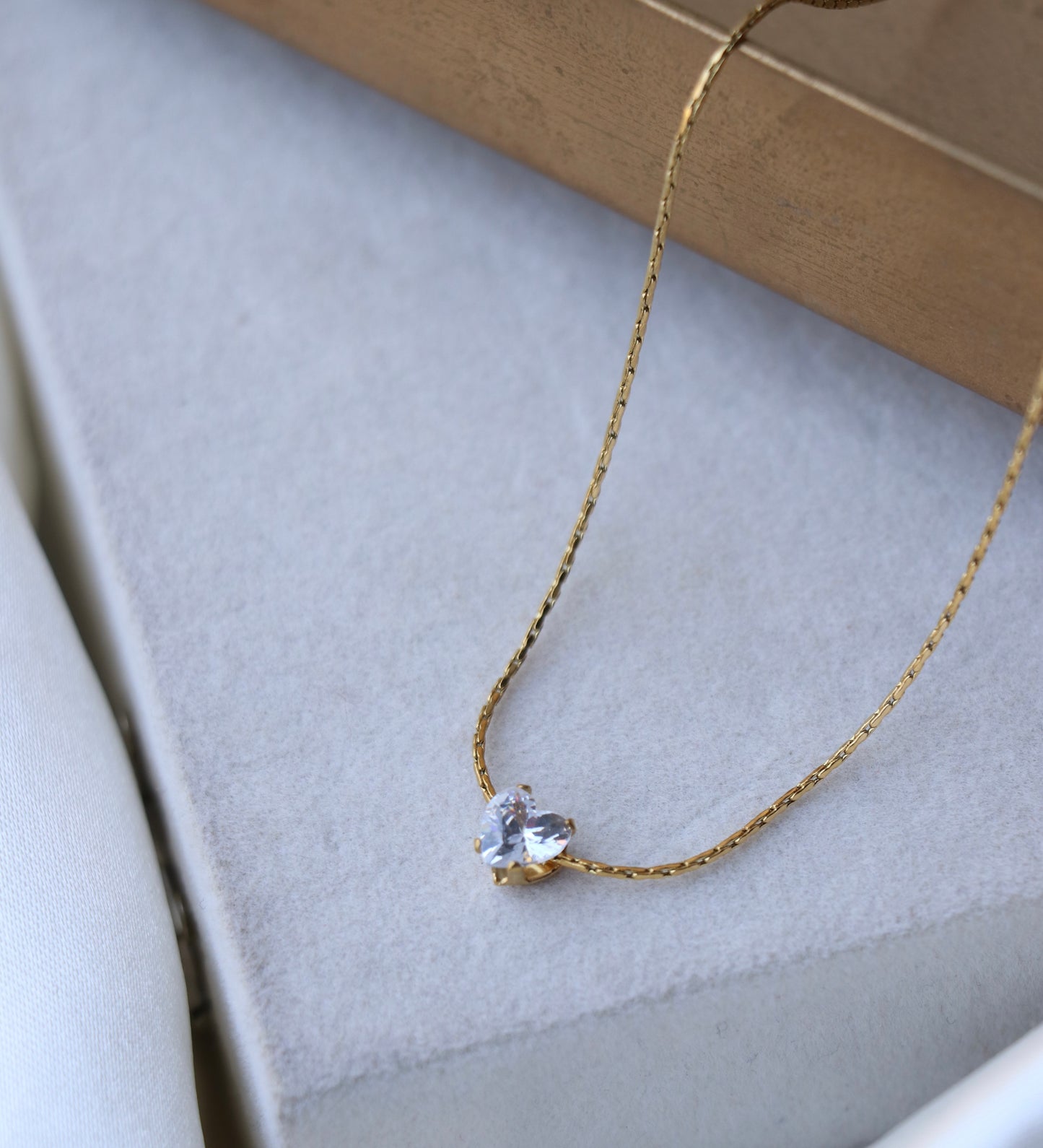 Ariel Heart Diamond Necklace