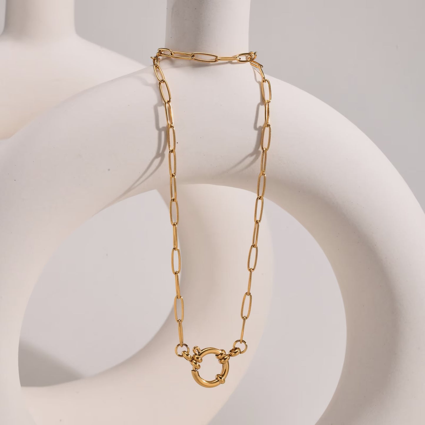 Bubble Clasp charm Chain