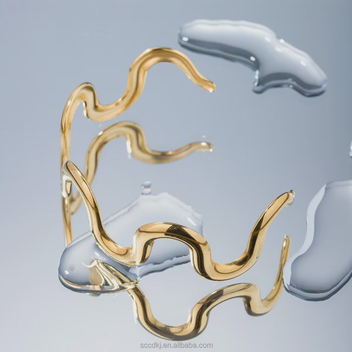 Barbara Solid Gold Band ( Adjustable)