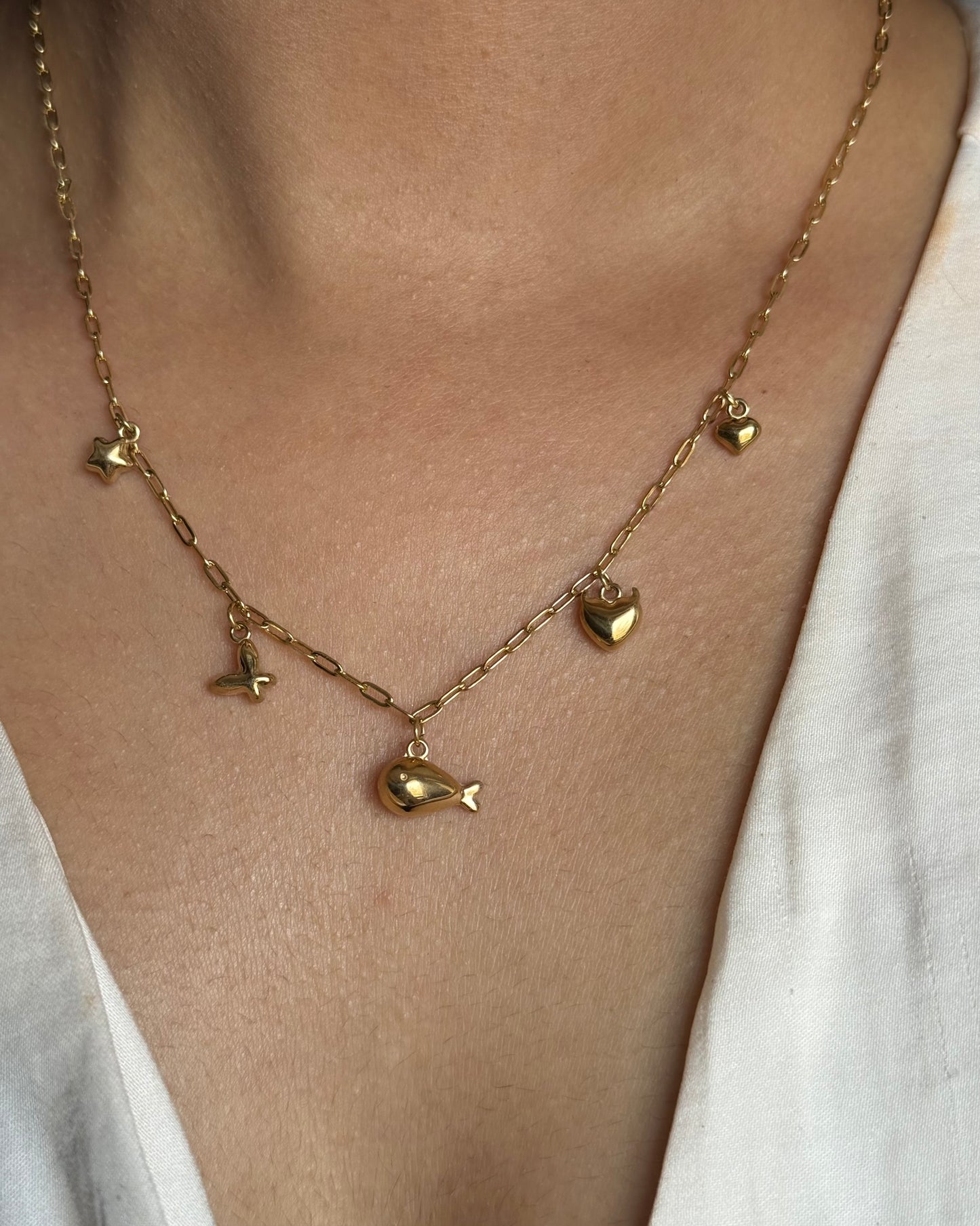 Tanzire Mini Charms Necklace