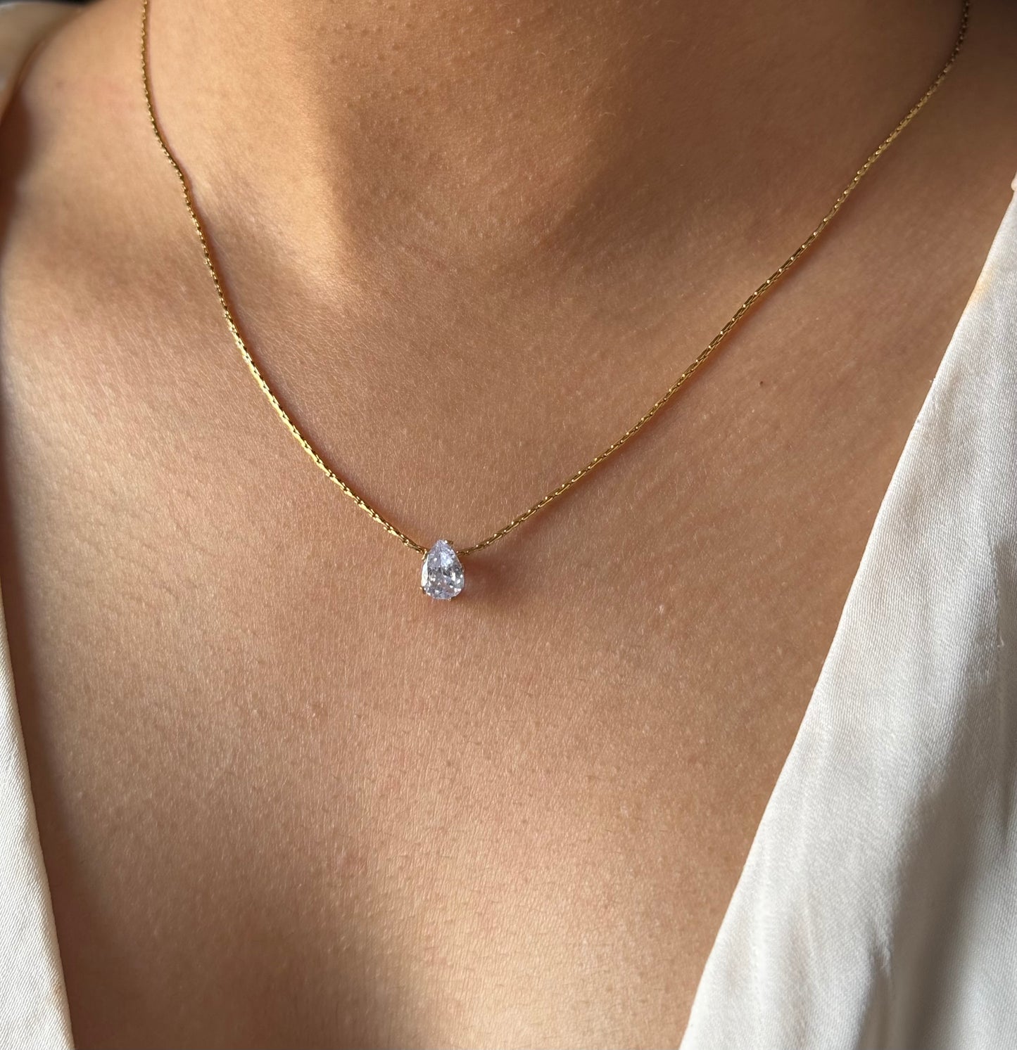 Ariel Drop Diamond Necklace