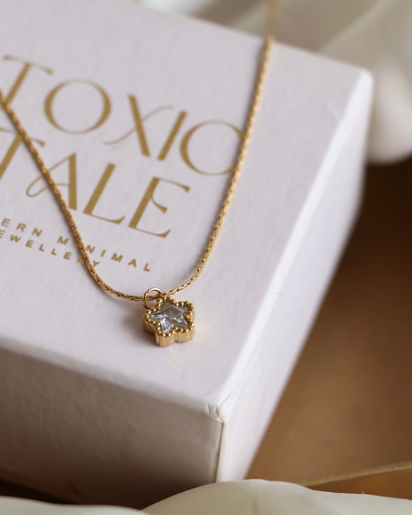 Nuri Zirconia Star Necklace
