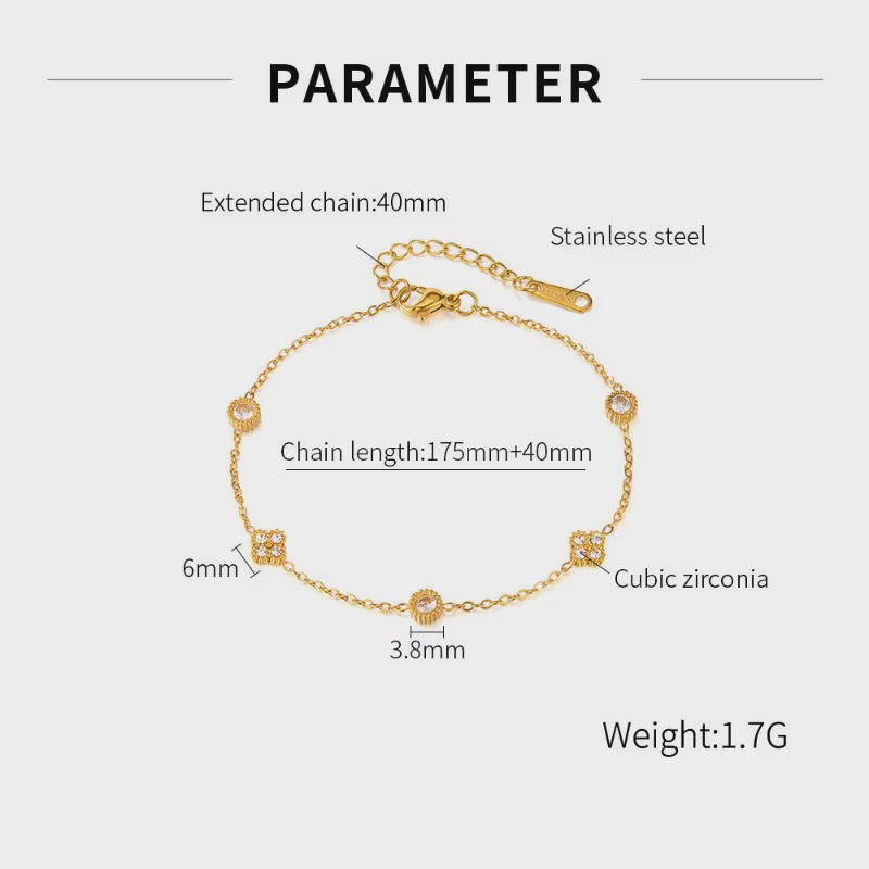 Zelda Zirconia Bracelet