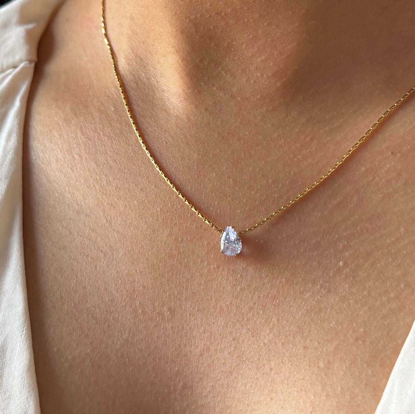 Ariel Drop Diamond Necklace