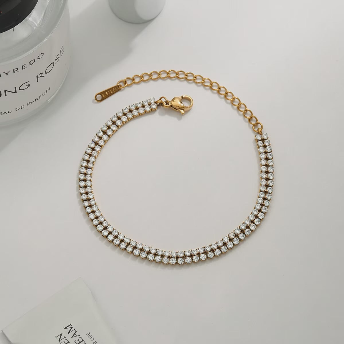 Victoria Dual Line Zirconia Bracelet