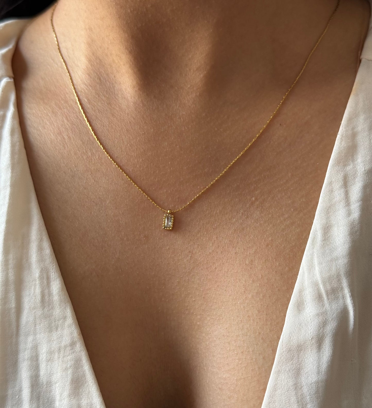 Zelda Dainty Zirconia Necklace