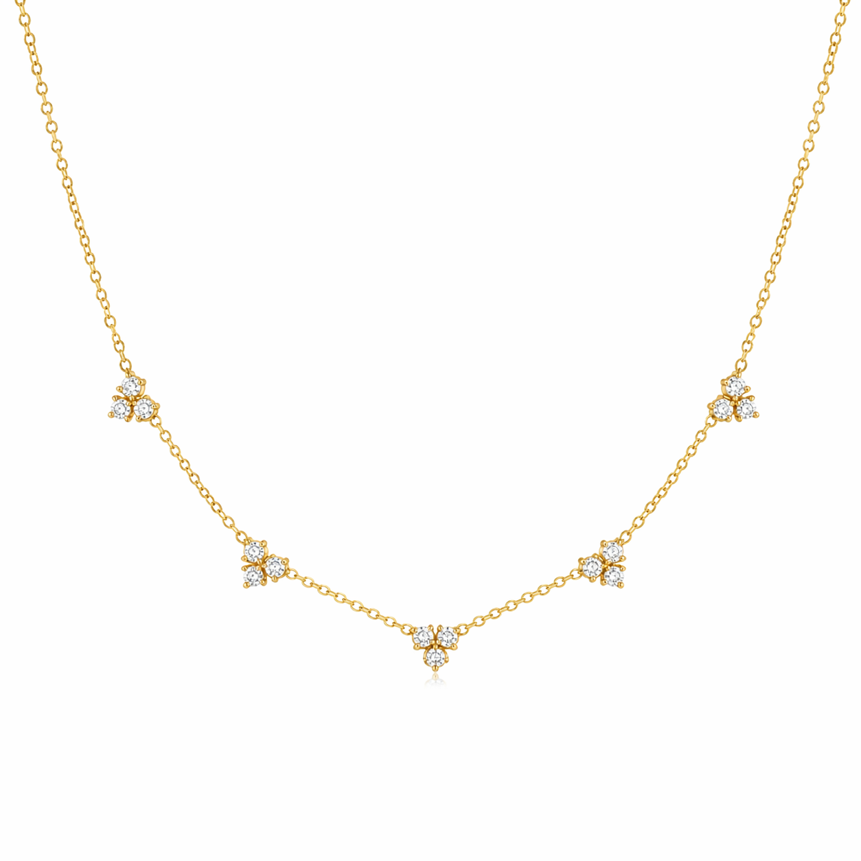 Étoile Cluster Necklace