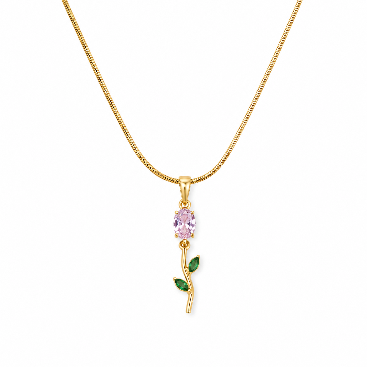 Golden Tulip Necklace