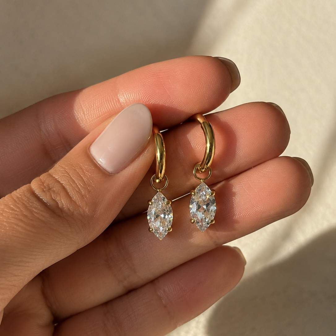 Alure Diamond Drop Earrings
