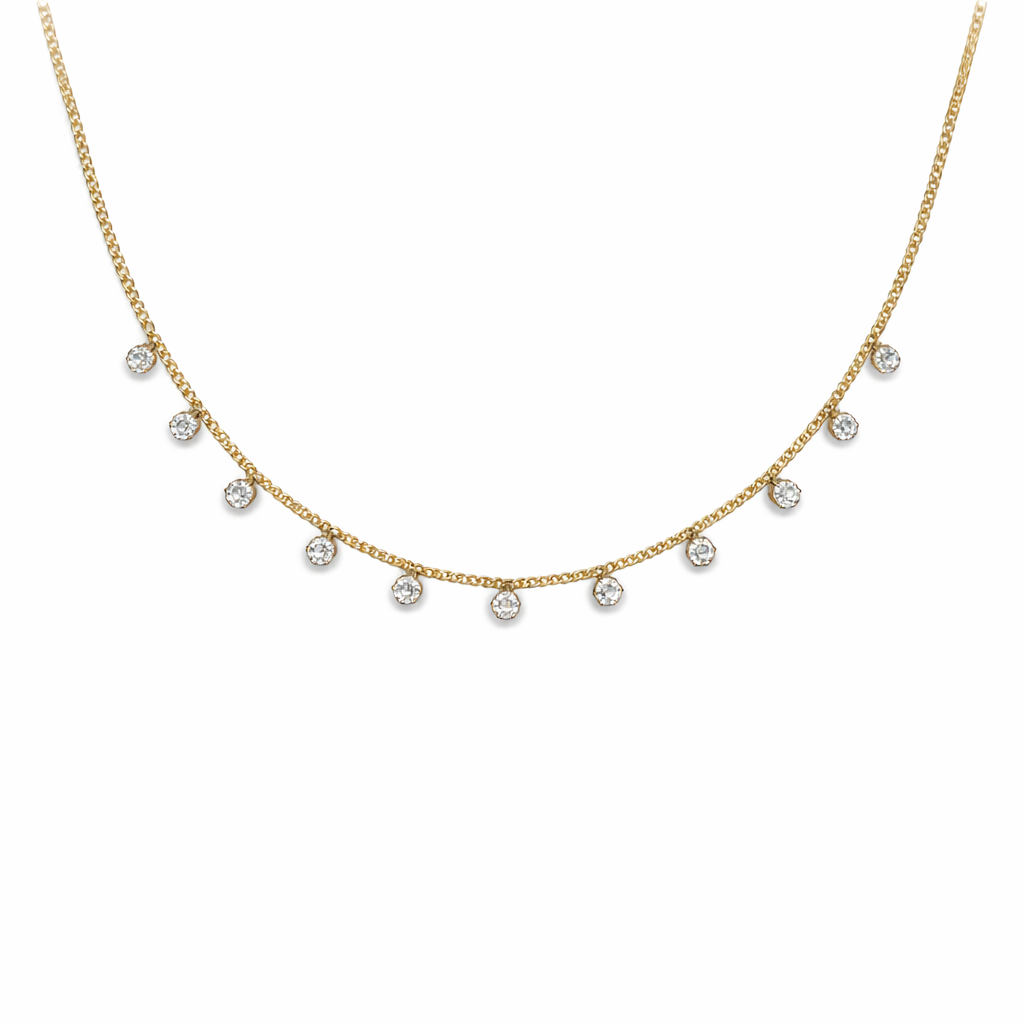 Daniel Zirconia Line Necklace