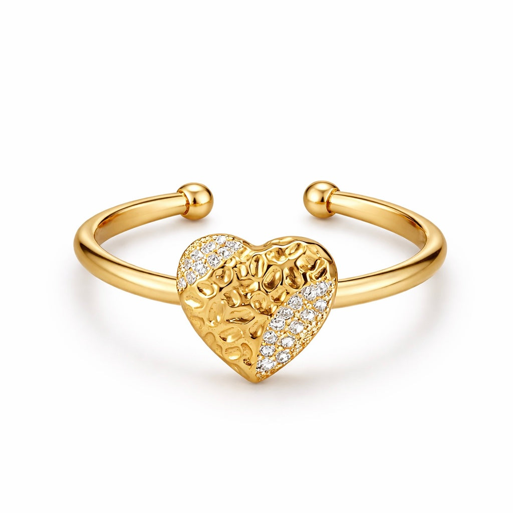 Renaissance Heart Ring (Adjustable)
