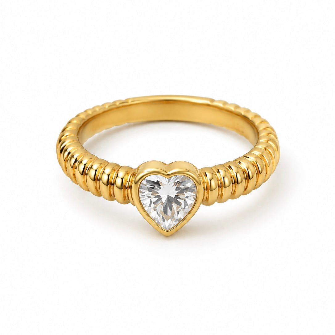 Heart Cut Diamond Ring