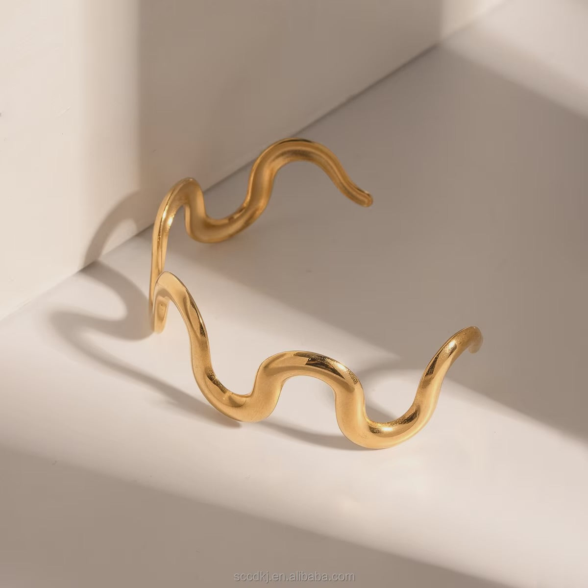 Barbara Solid Gold Band ( Adjustable)