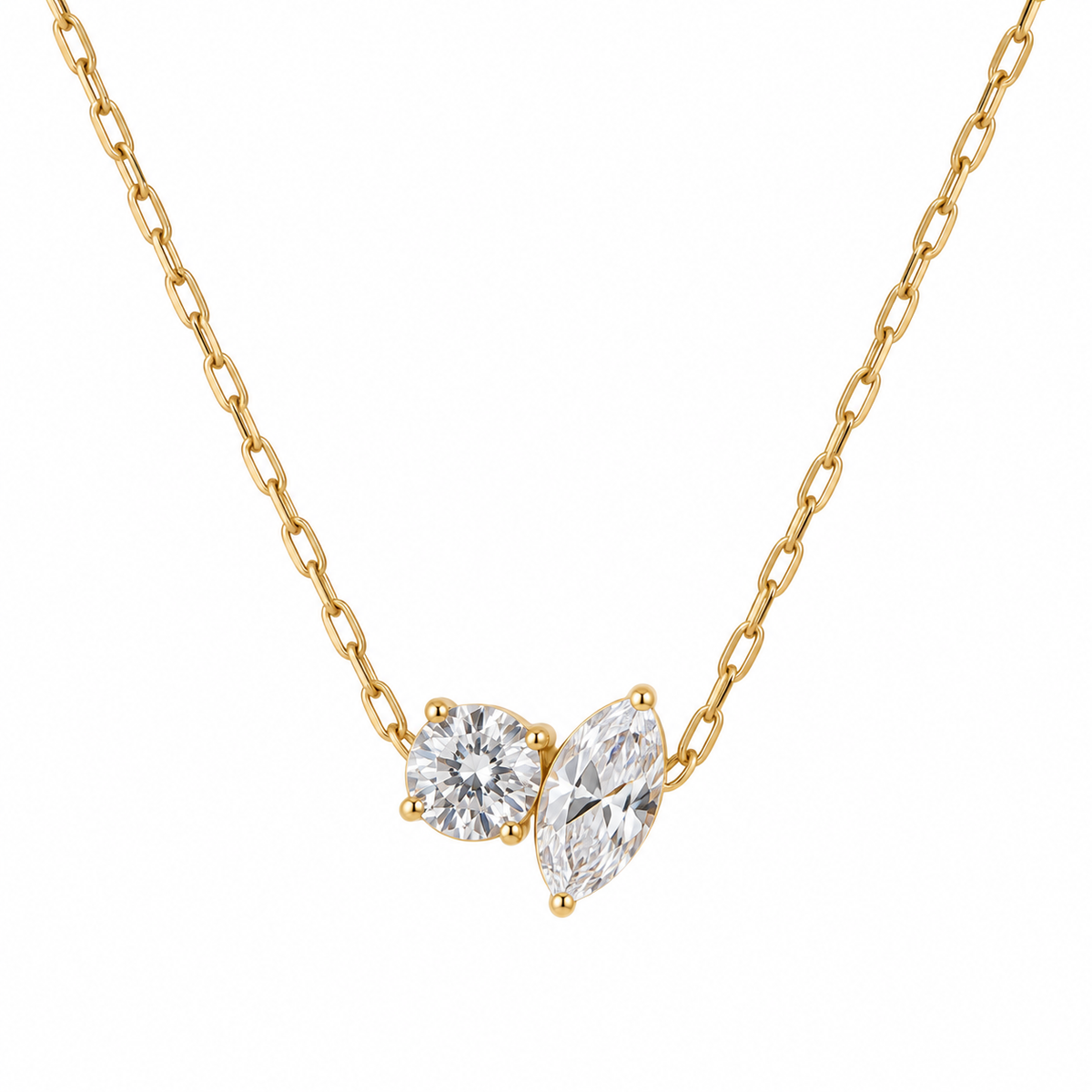 Vienna Dual Diamond Necklace