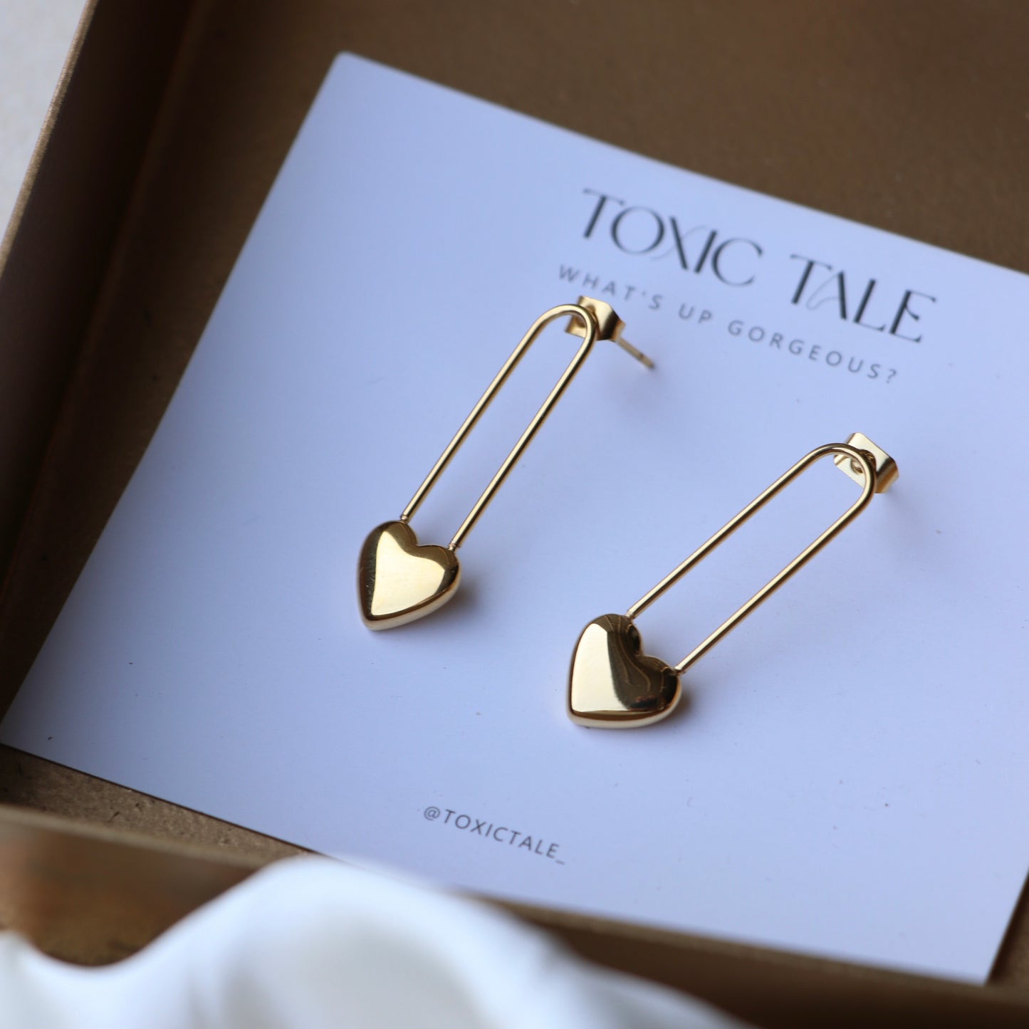 Heart Clip Studs