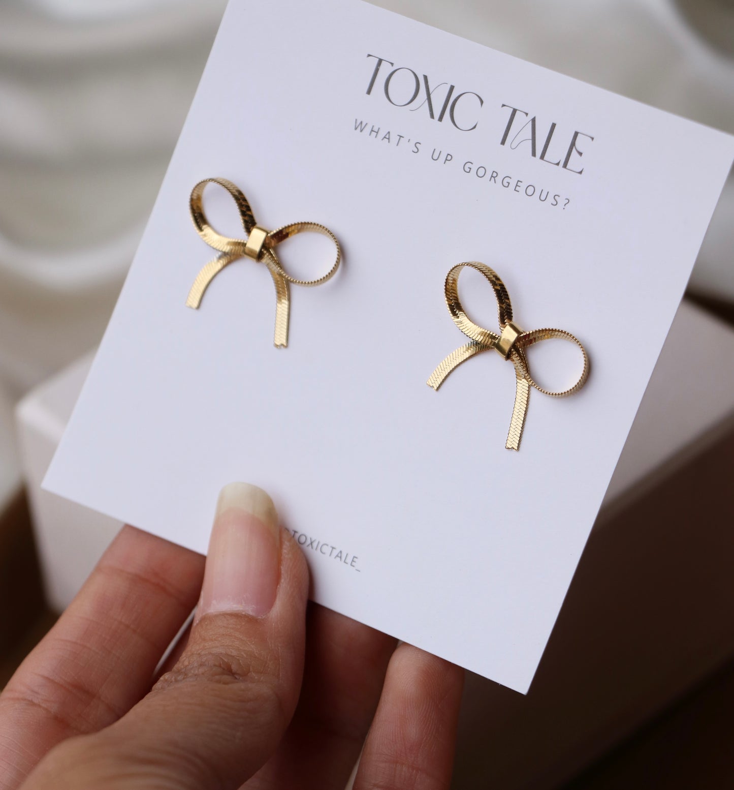 Tira Bow Studs