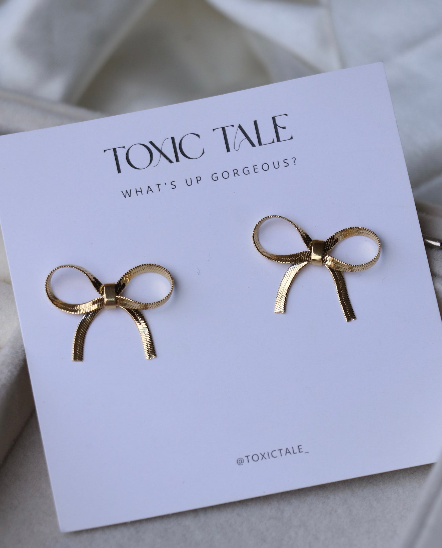 Tira Bow Studs