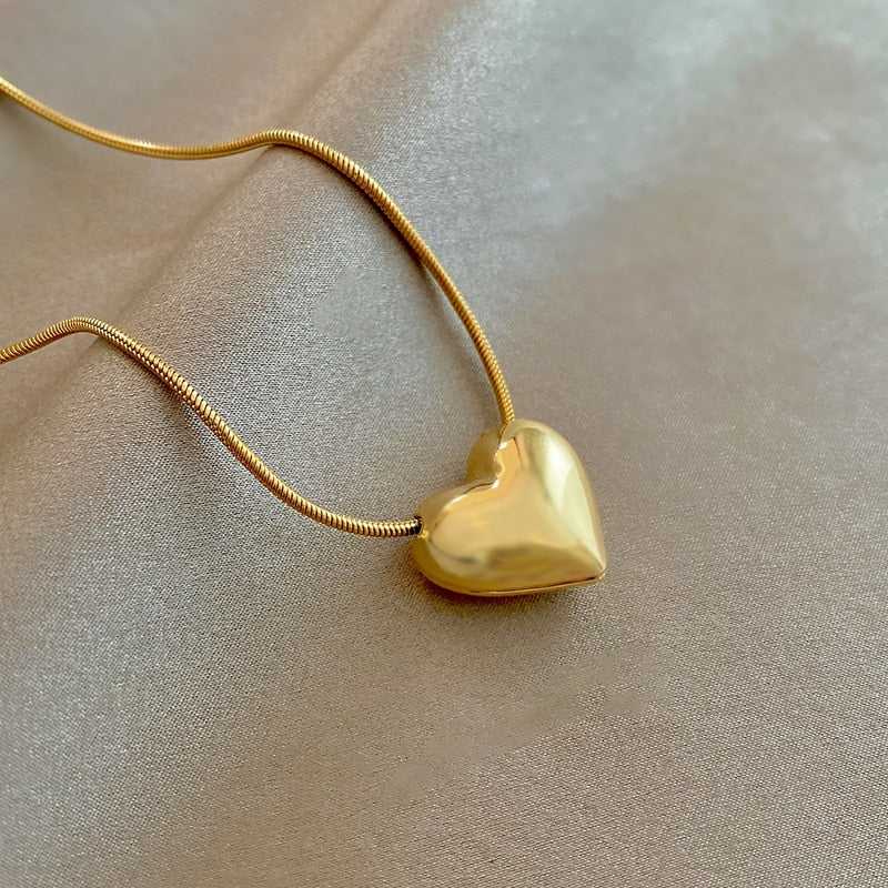 Heart Of Gold Neckpiece