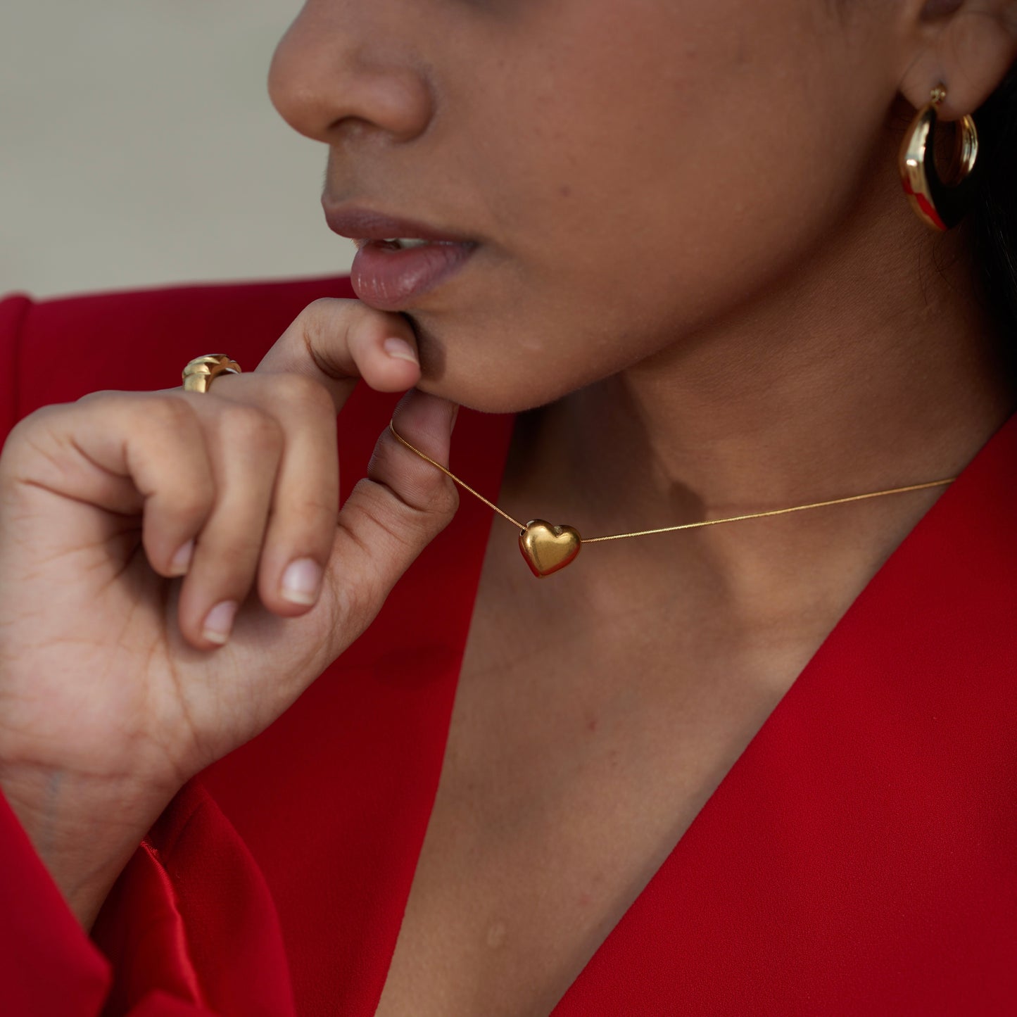 Heart Of Gold Neckpiece