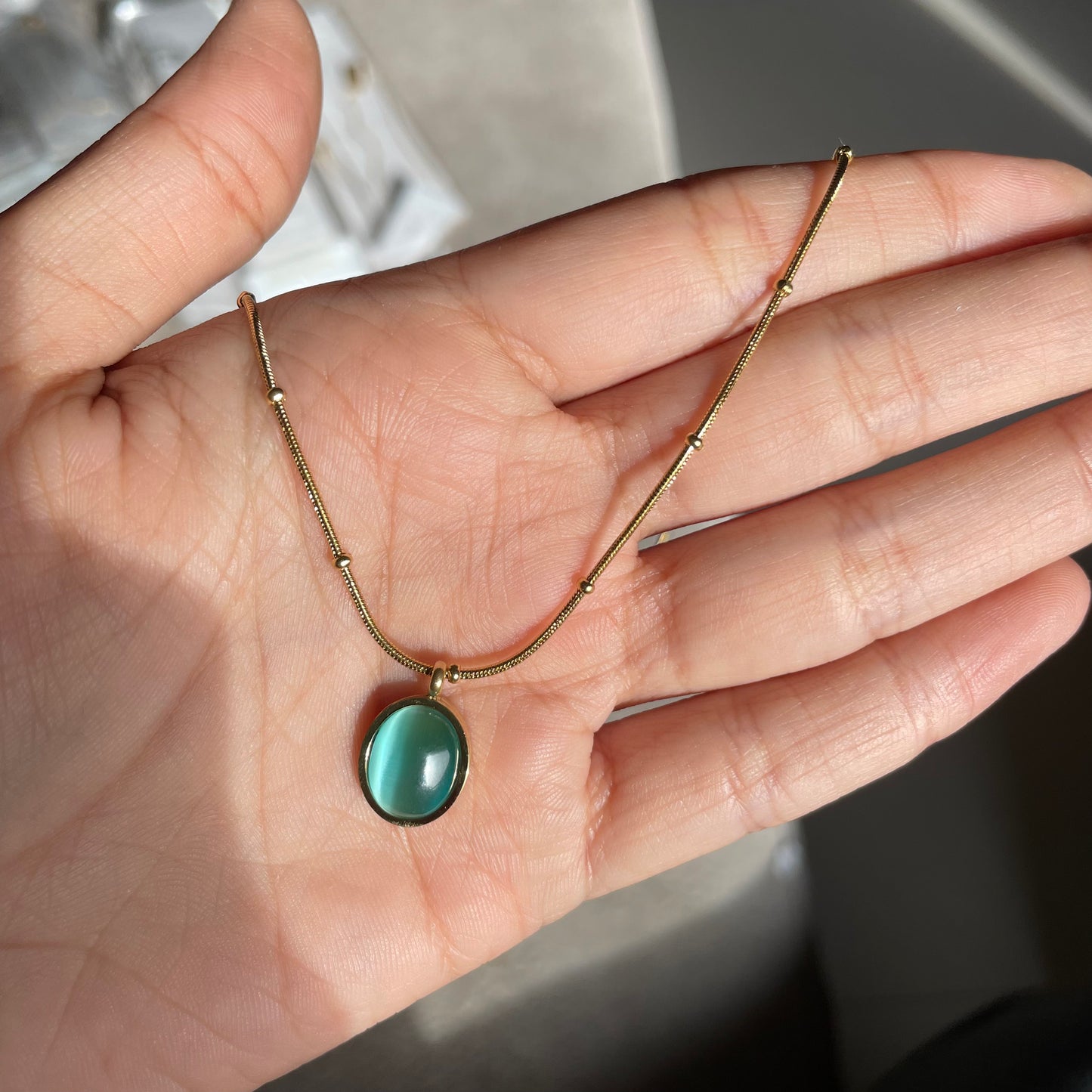 Opal Aqua Chain
