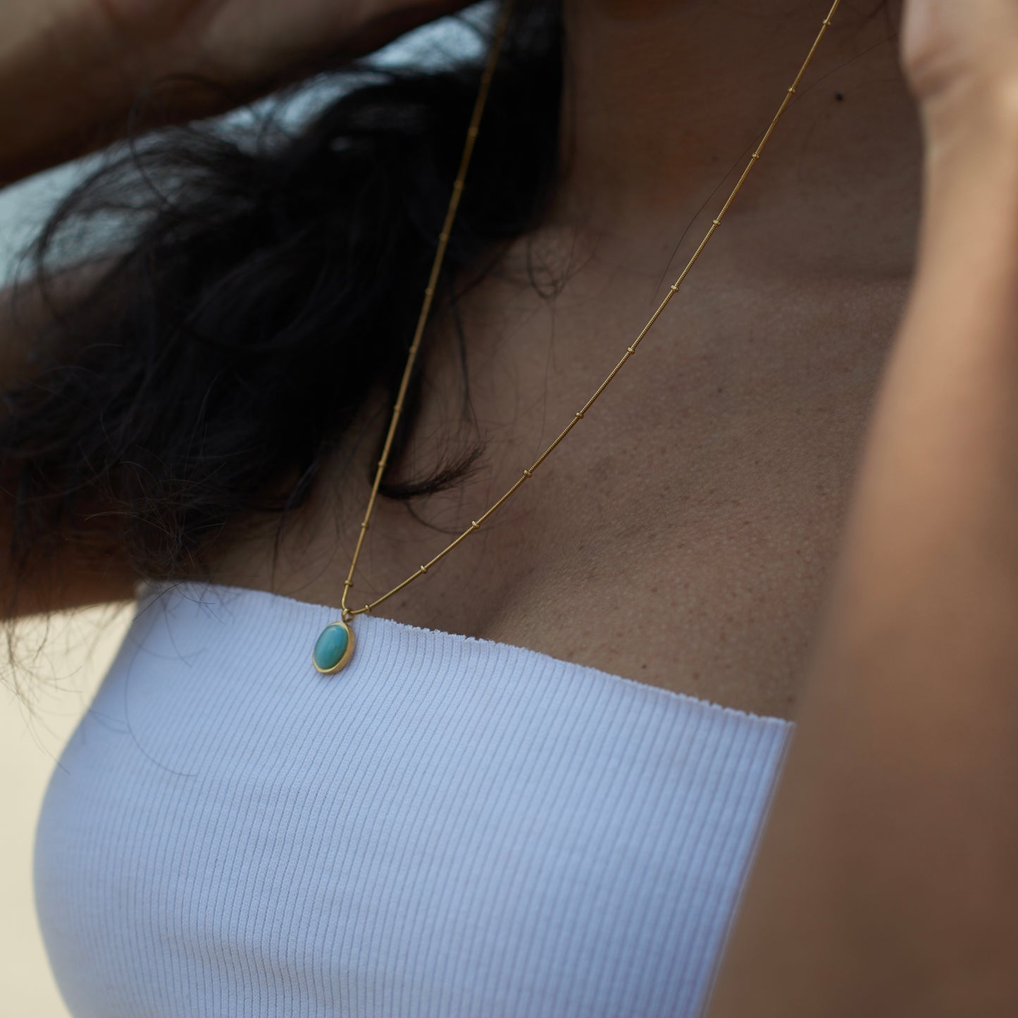Opal Aqua Chain