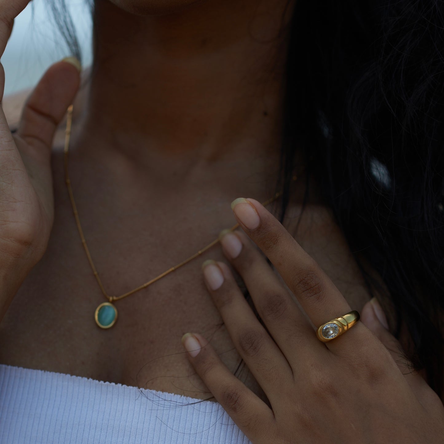 Opal Aqua Chain