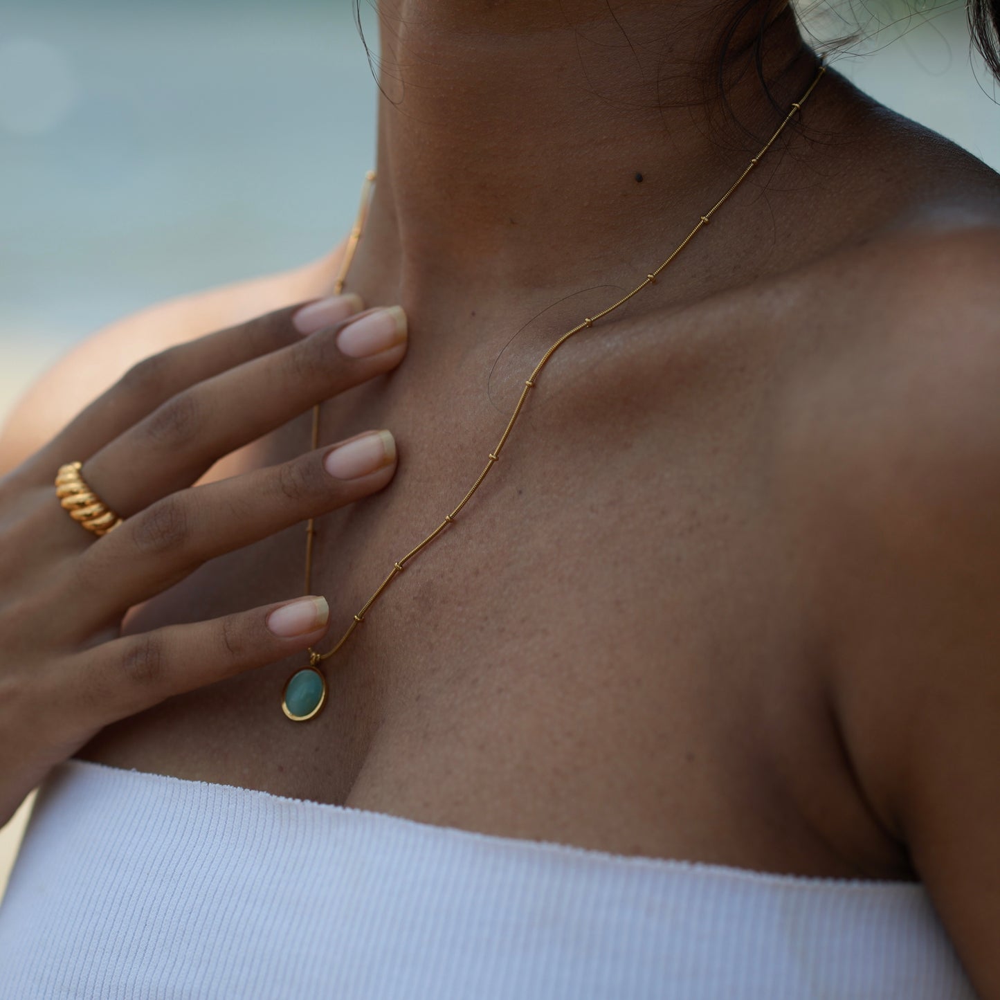 Opal Aqua Chain