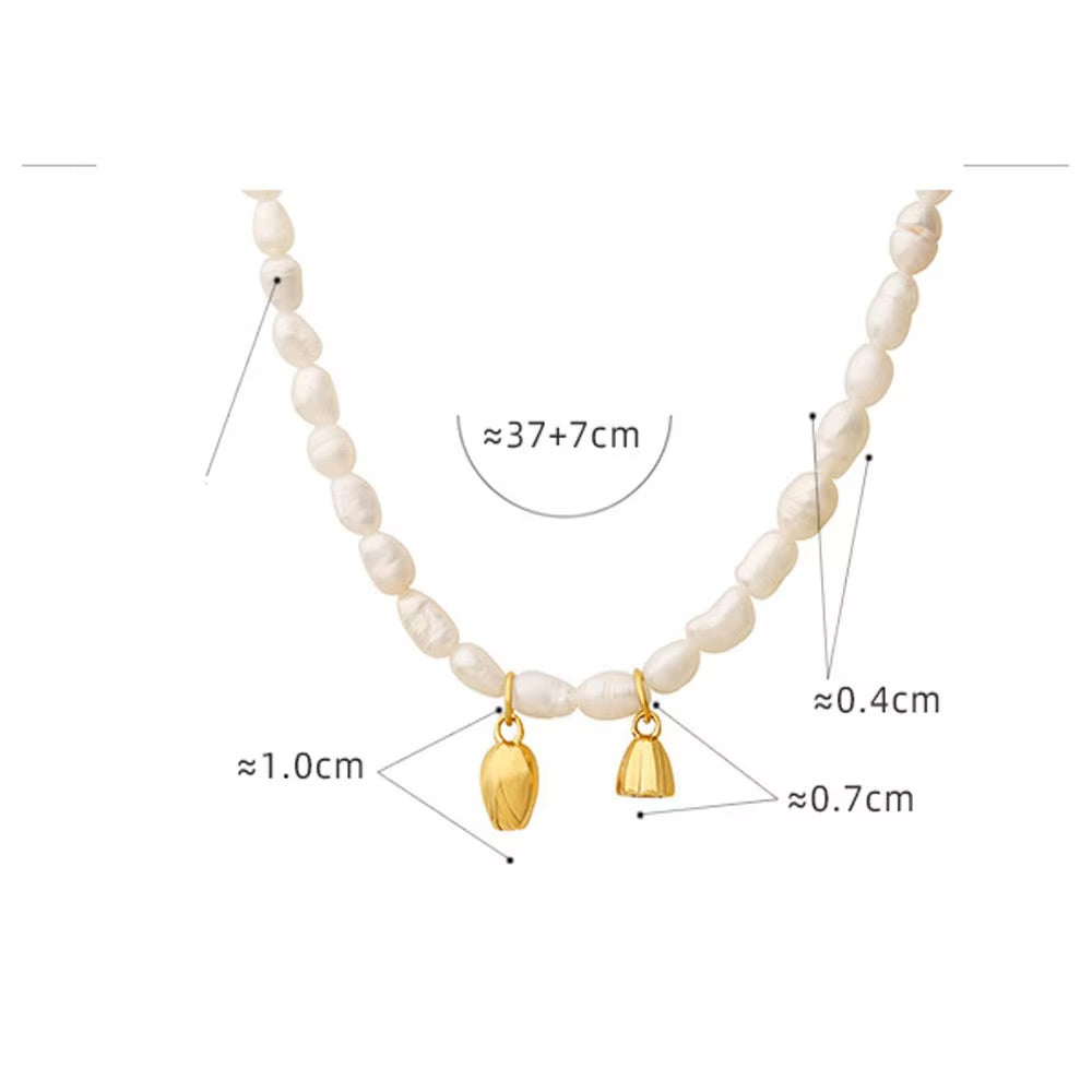 Alexandra Natural Pearl Necklace