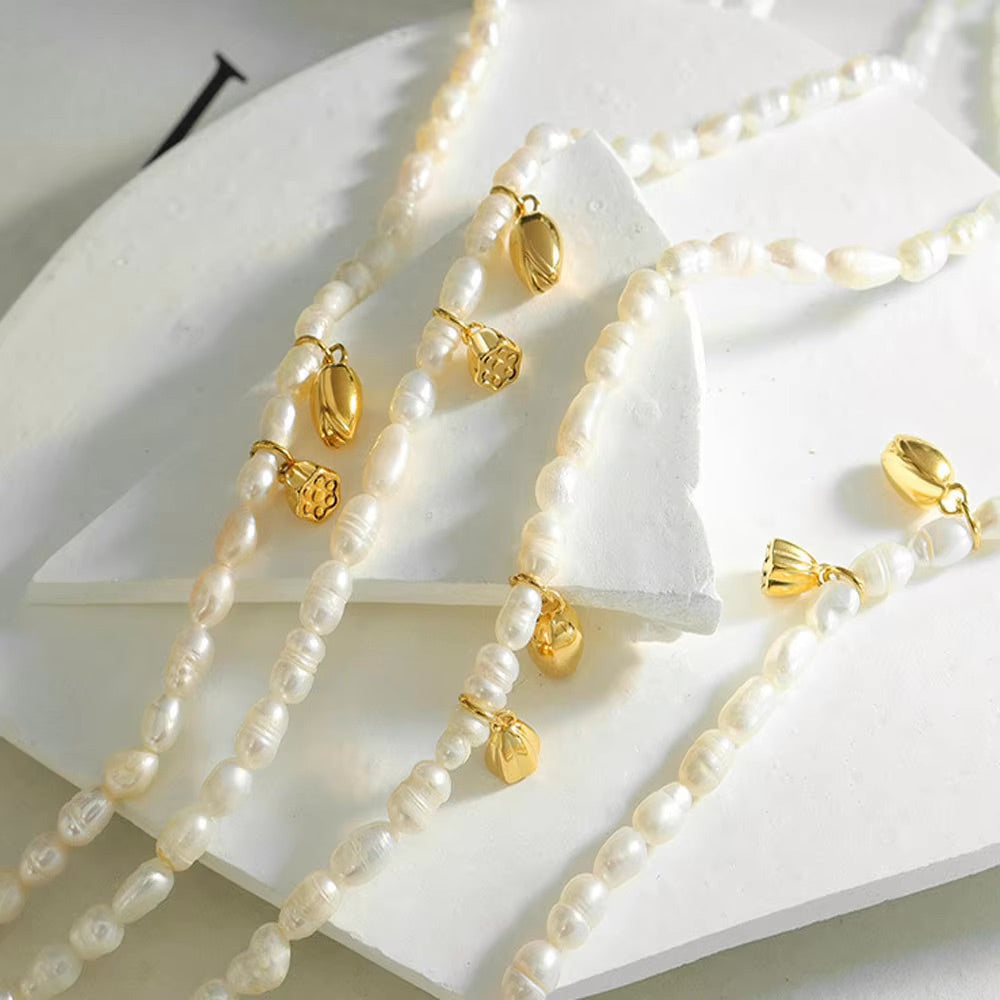 Alexandra Natural Pearl Necklace