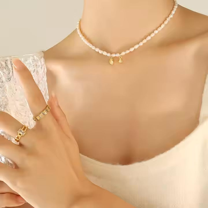 Alexandra Natural Pearl Necklace
