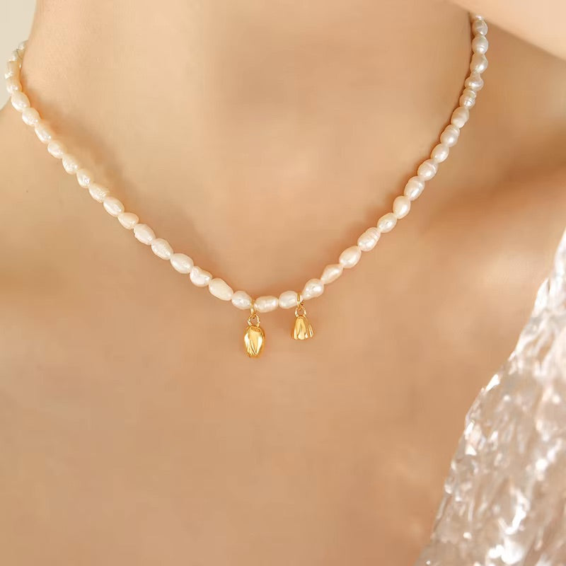 Alexandra Natural Pearl Necklace