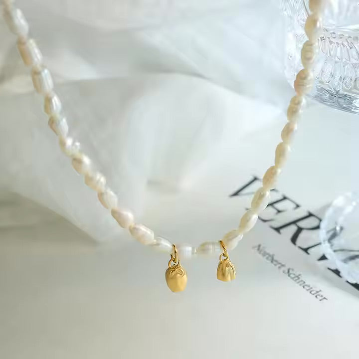 Alexandra Natural Pearl Necklace