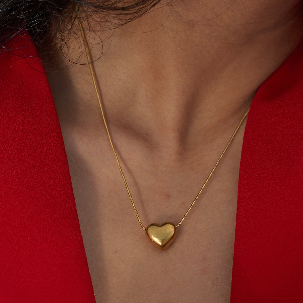 Heart Of Gold Neckpiece