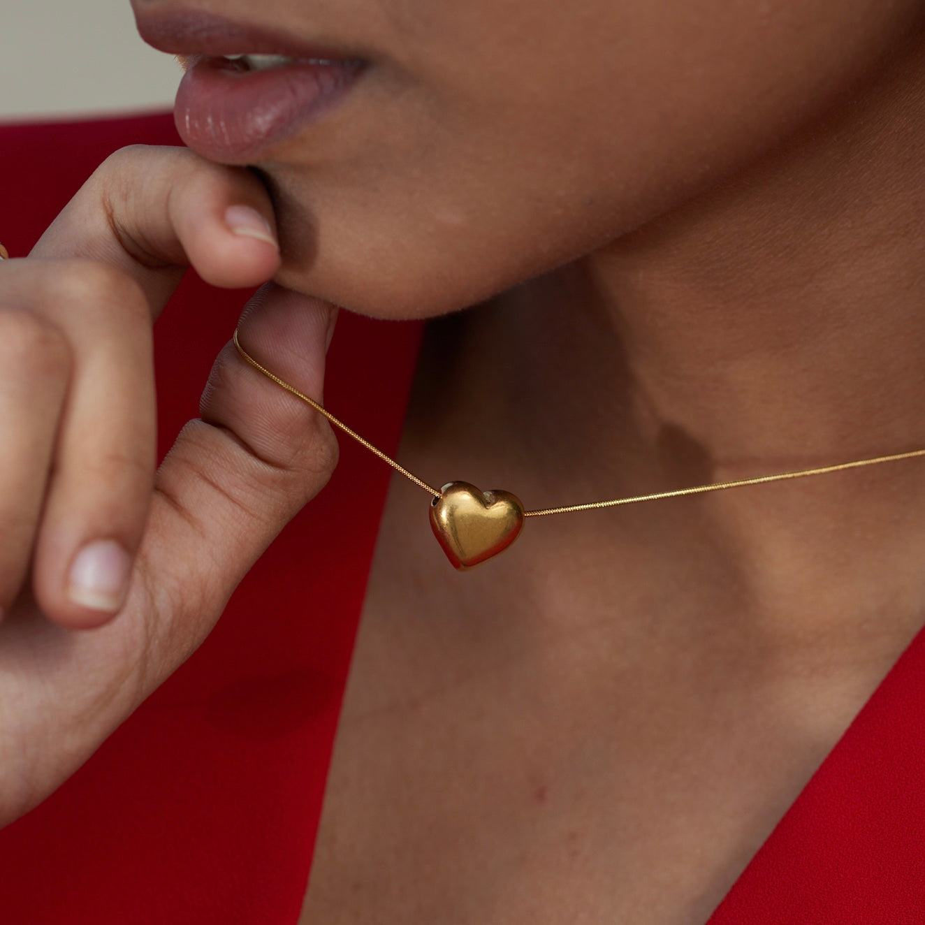 Heart Of Gold Neckpiece