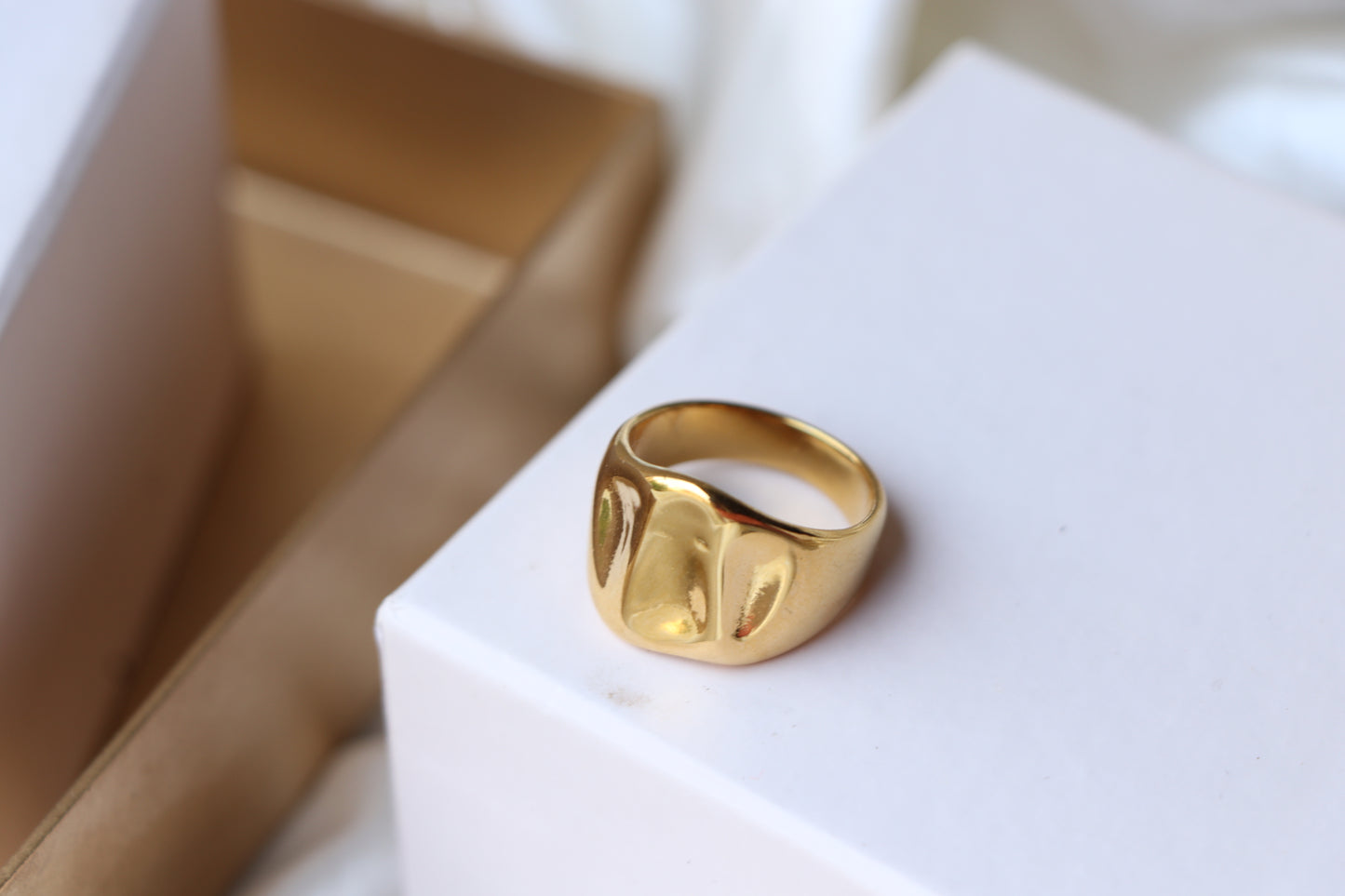 Alex Hammered Ring