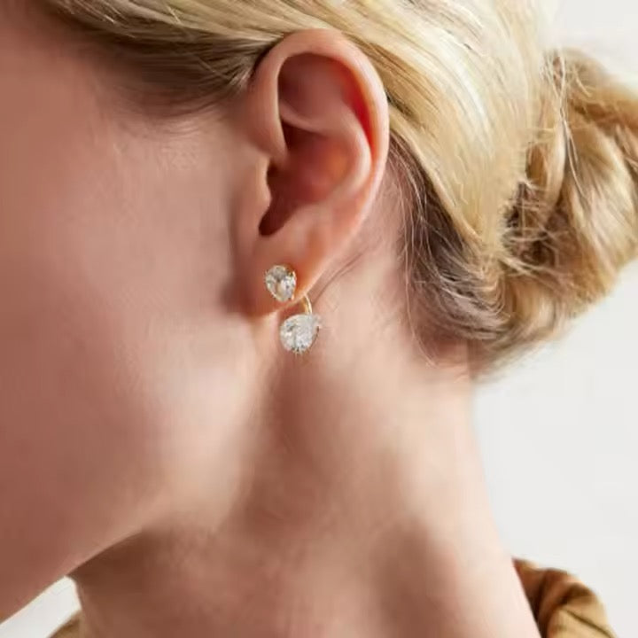 Georgia Dual Diamond Earrings