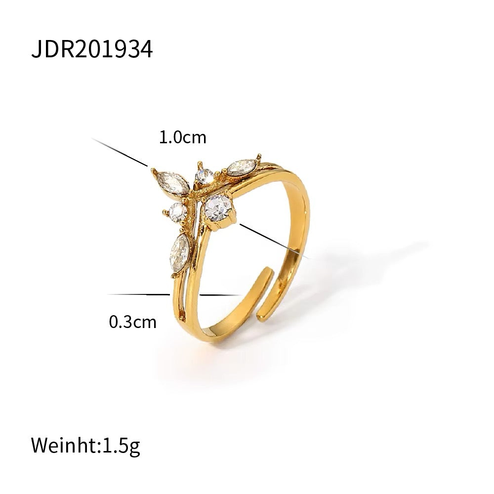 Yasmine Diamond Ring (adjustable)