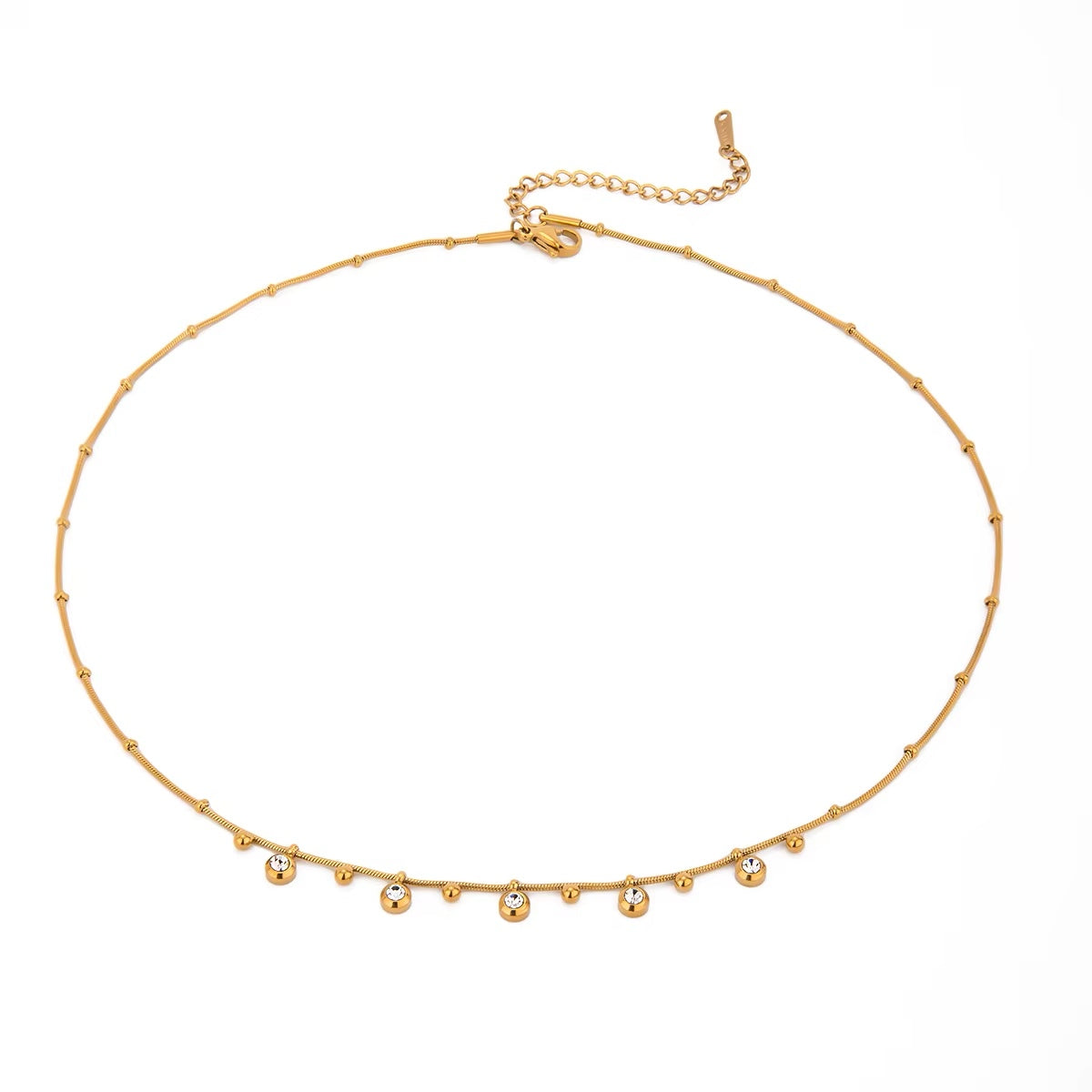 Delia Zirconia Necklace