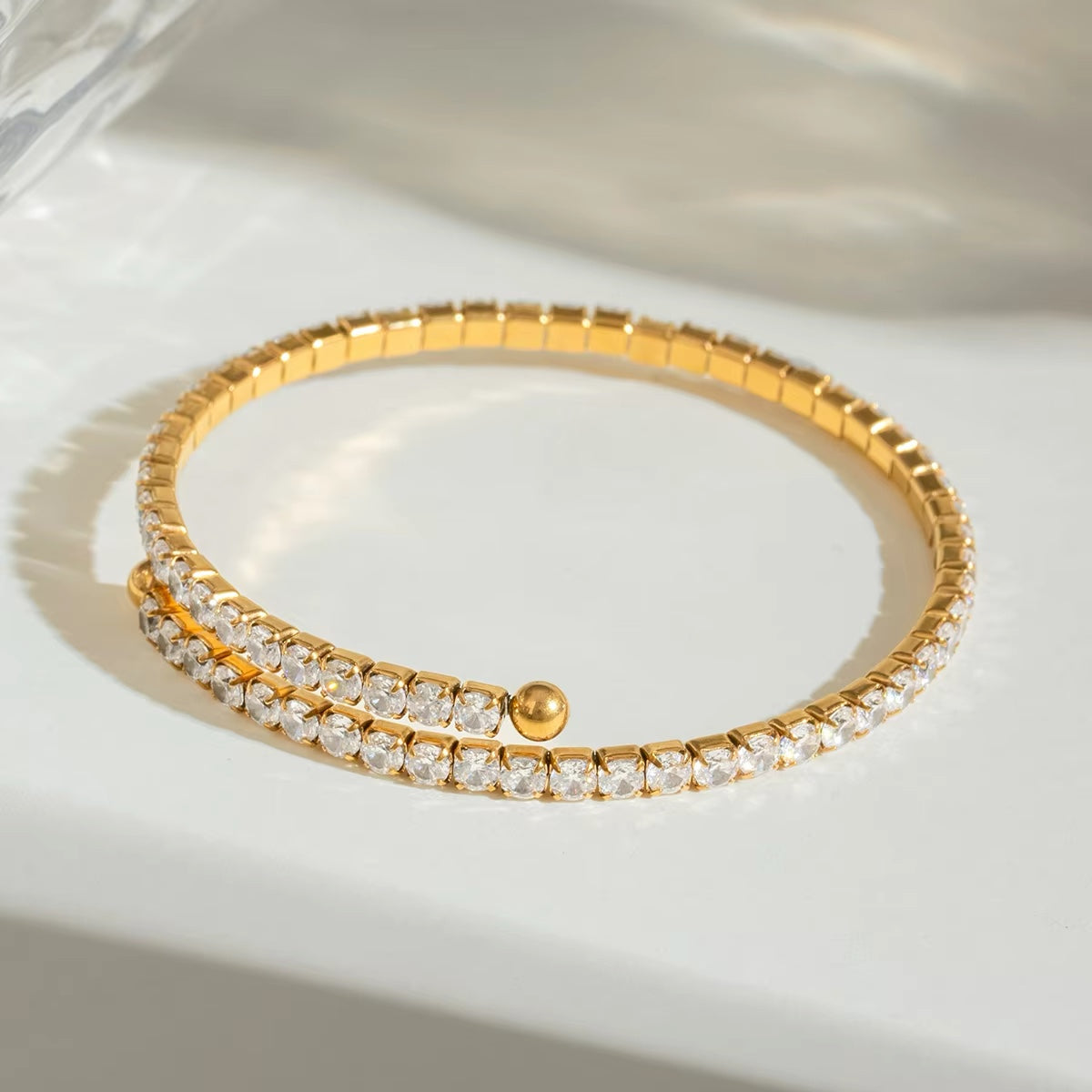 Jaqueline Zirconia Bracelet (Adjustable)