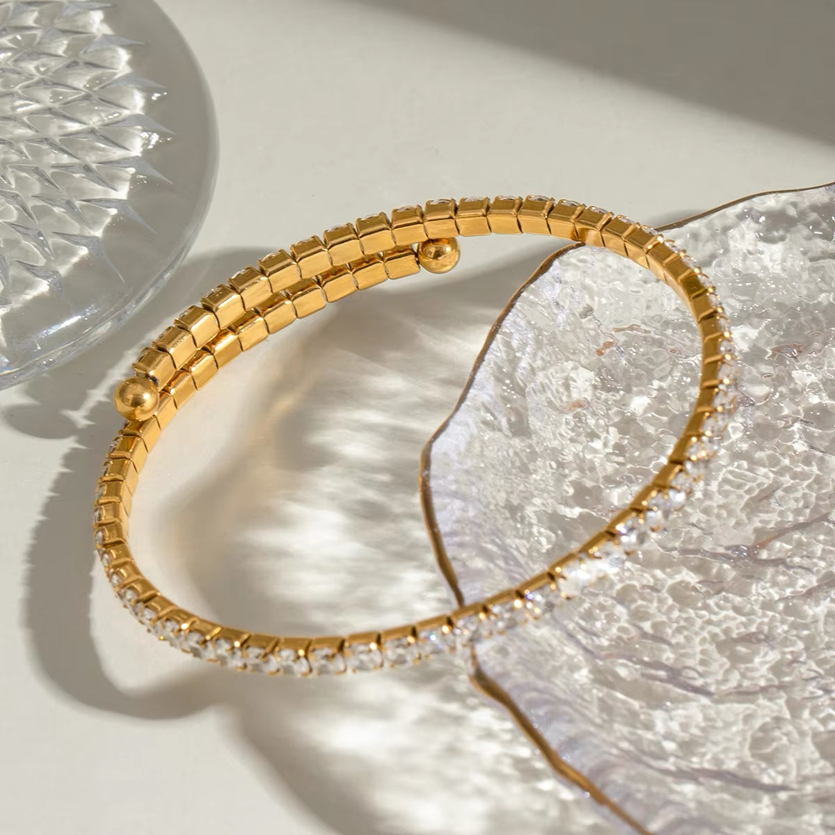 Jaqueline Zirconia Bracelet (Adjustable)