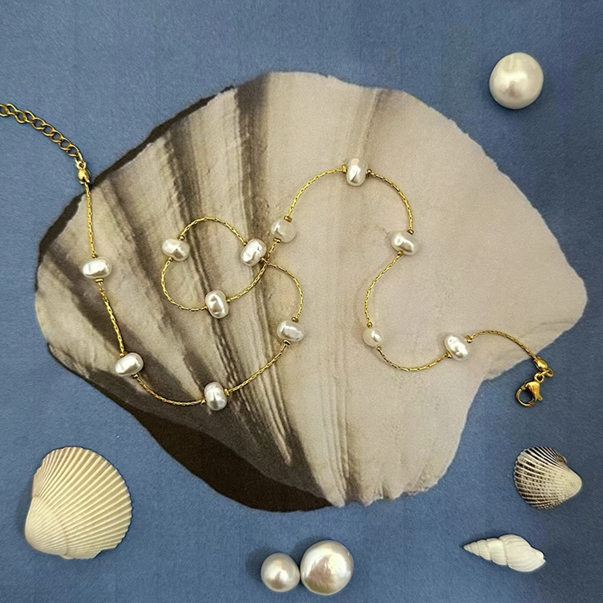 Rebecca Natural Pearl Necklace