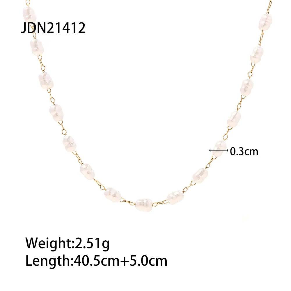 Pairs Fresh Pearl Necklace