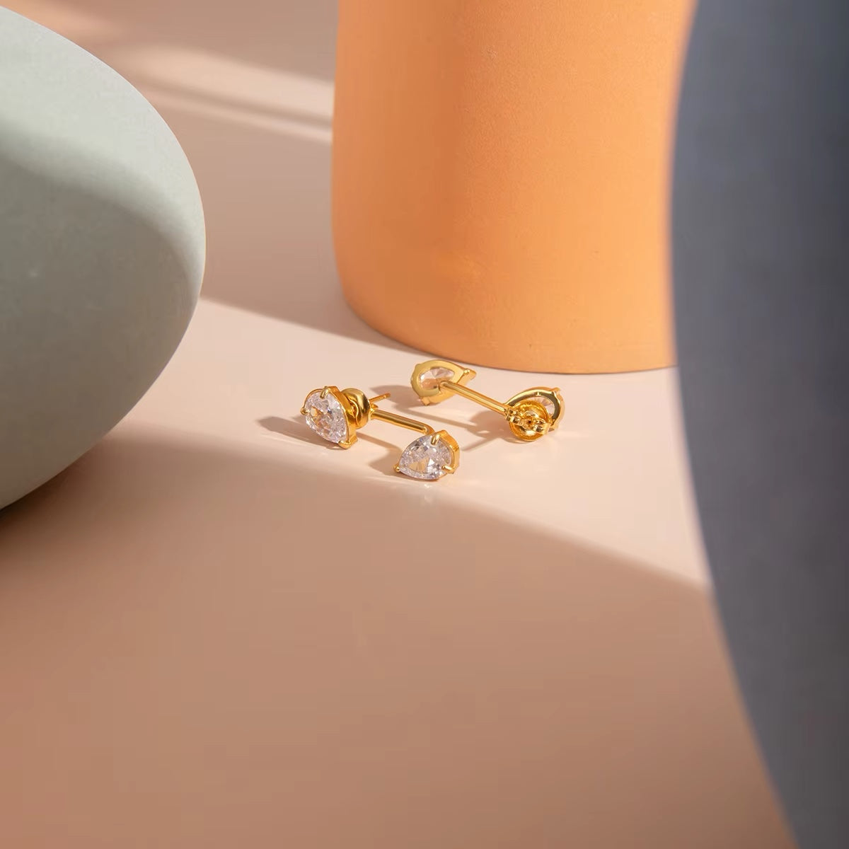 Georgia Dual Diamond Earrings