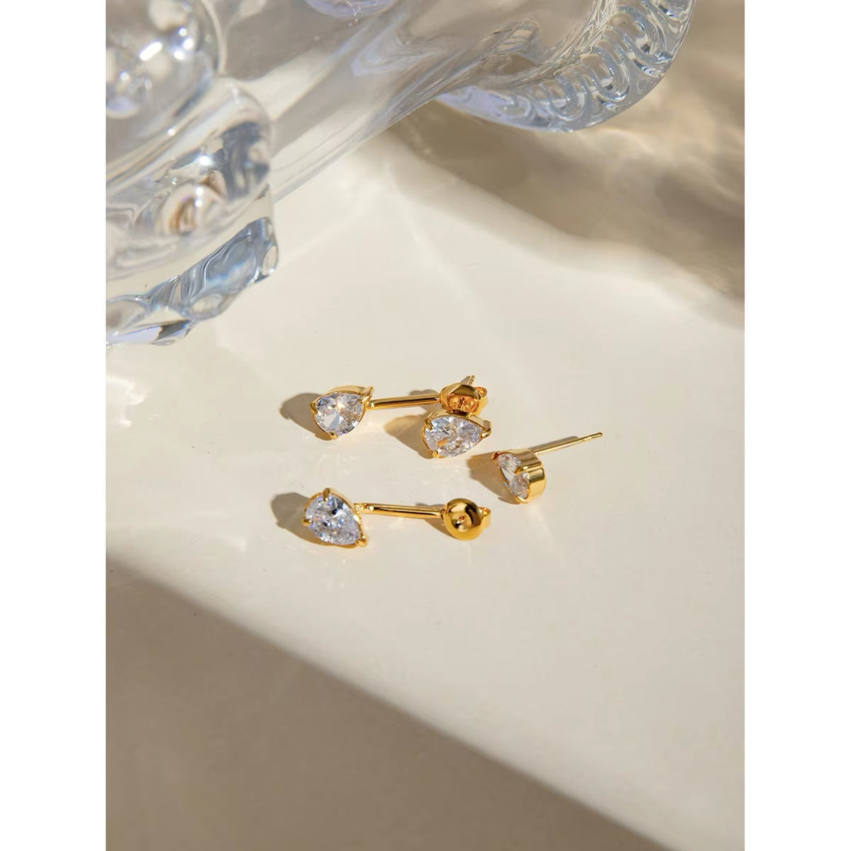 Georgia Dual Diamond Earrings